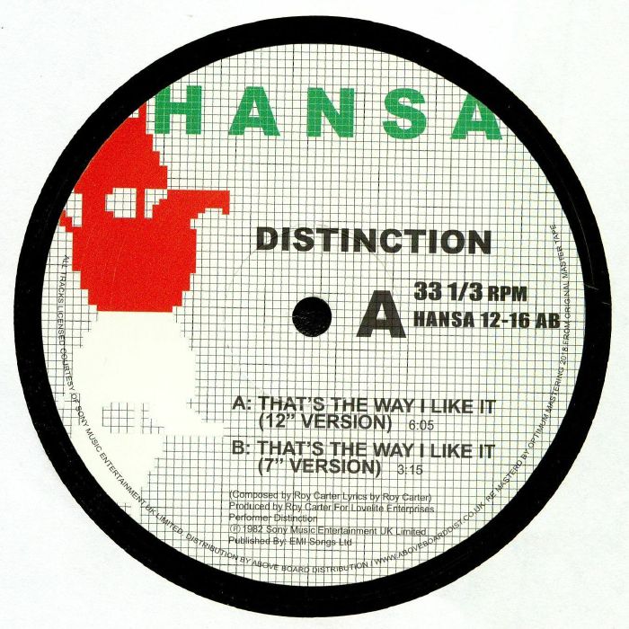 DISTINCTION - That's The Way I Like It