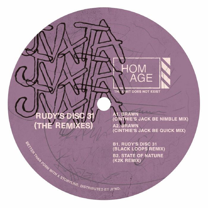 JVXTA - Rudy's Disc 31 (The Remixes) (Cinthie, Black Loops, k2k mixes)