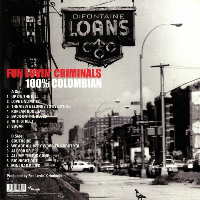 FUN LOVIN' CRIMINALS - 100% Colombian (reissue)
