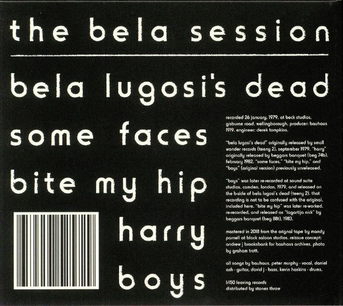 BAUHAUS - The Bela Session