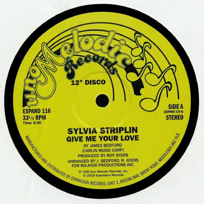 STRIPLIN, Sylvia - Give Me Your Love