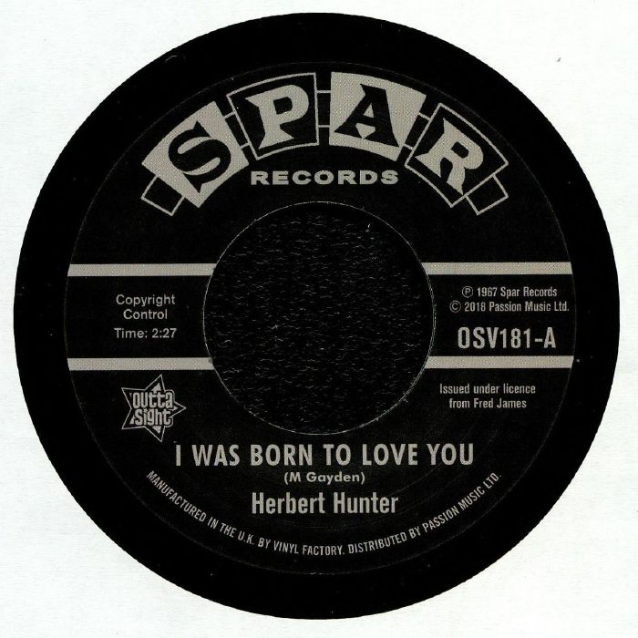 HUNTER, Herbert/THE JADES - I Was Born To Love You