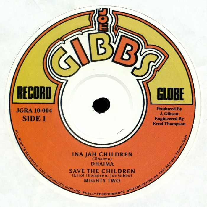 DHAIMA/MIGHTY TWO/DENNIS BROWN/JOE GIBBS & THE PROFESSIONALS - Ina Jah Children