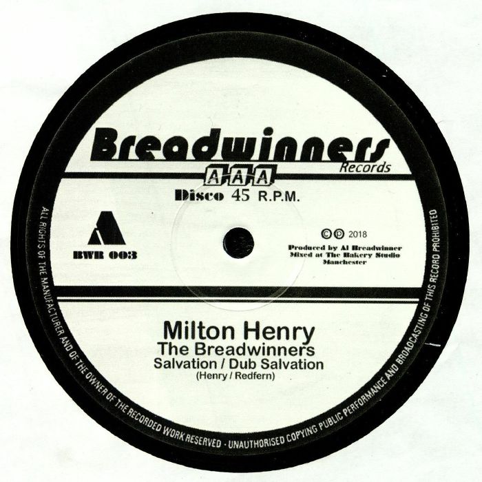 HENRY, Milton/THE BREADWINNERS - Salvation/Dub Salvation