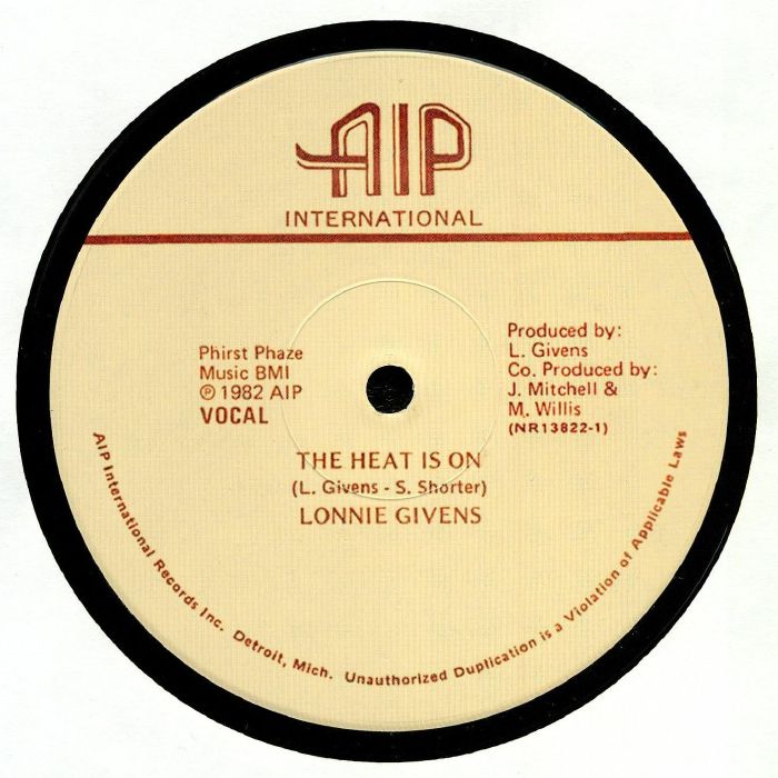 GIVENS, Lonnie - The Heat Is On (reissue)