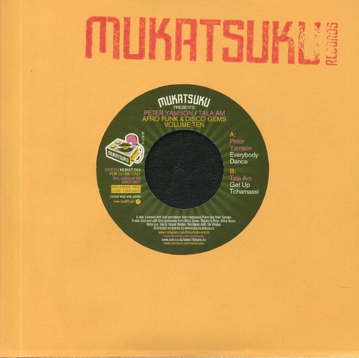MUKATSUKU presents PETER YAMSON/TALA AM - Afro Funk & Disco Gems Volume Ten
