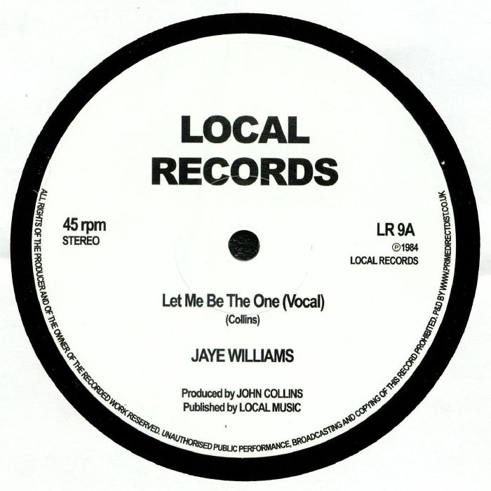 WILLIAMS, Jaye/SEMI AUTOMATIC - Let Me Be The One
