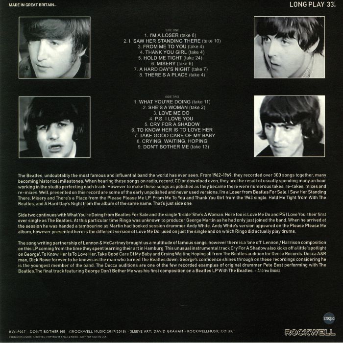 Dont Bother Me Four Things You Should >> The Beatles Don T Bother Me Vinyl At Juno Records Dont Bother Me Four Things You Should >> The Beatles Don T Bother Me Vinyl At Juno Records