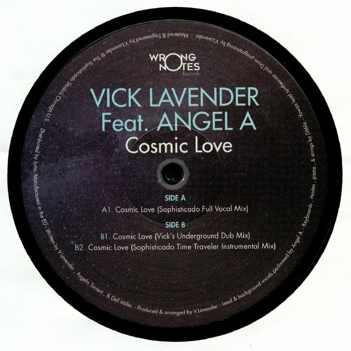 LAVENDER, Vick feat ANGEL A - Cosmic Love