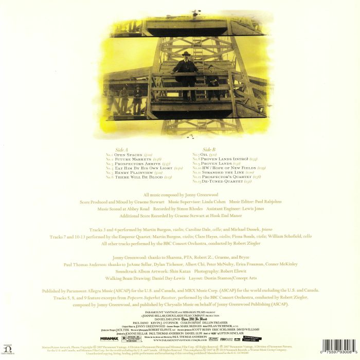 GREENWOOD, Jonny - There Will Be Blood (Soundtrack)