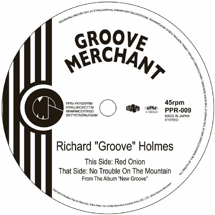 HOLMES, Richard Groove - Red Onion