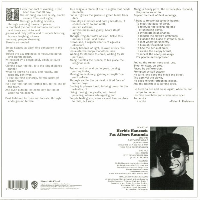HANCOCK, Herbie - Fat Albert Rotunda (reissue)