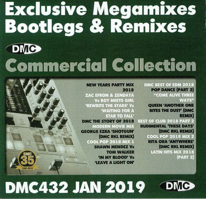 VARIOUS - DMC Commercial Collection January 2019: Exclusive Megamixes Bootlegs & Remixes (Strictly DJ Only)