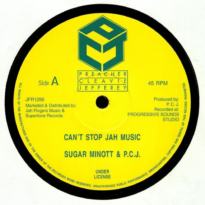 SUGAR MINOTT/PCJ - Can't Stop Jah Music