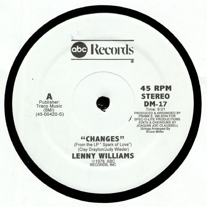 WILLIAMS, Lenny - Changes