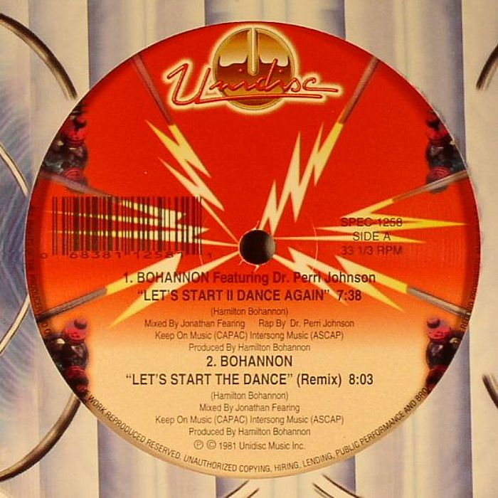 BOHANNON - Let's Start II Dance Again