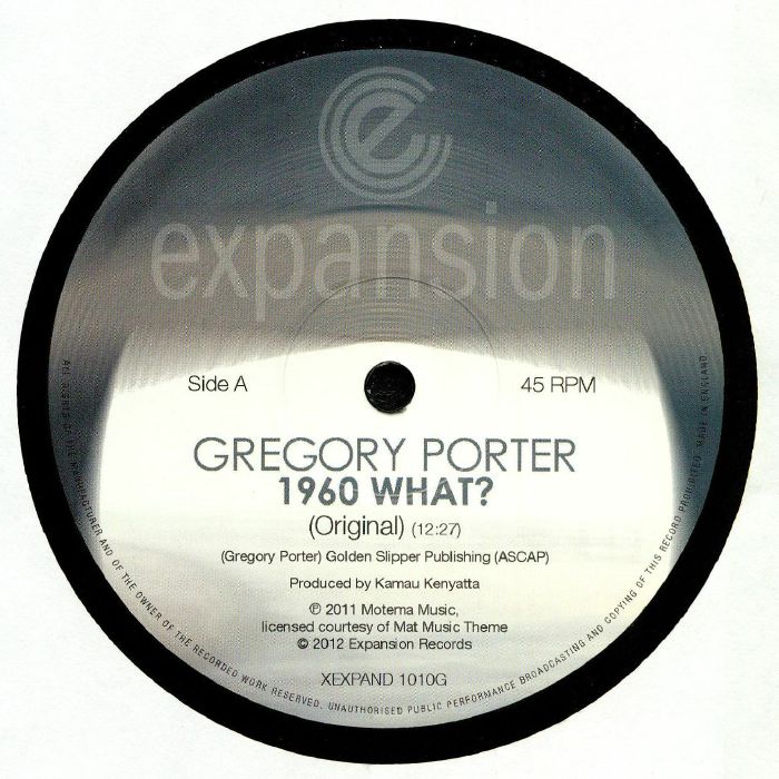 PORTER, Gregory - 1960 What? (reissue)