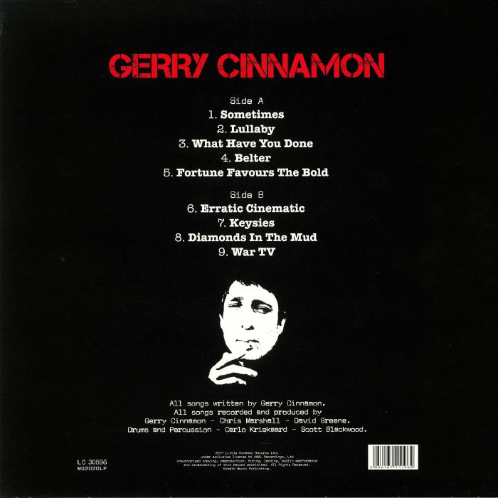 GERRY CINNAMON - Erratic Cinematic