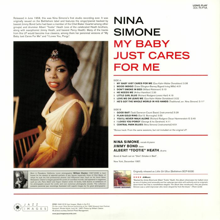 My Baby just Cares for me. Nina Simone feeling good.