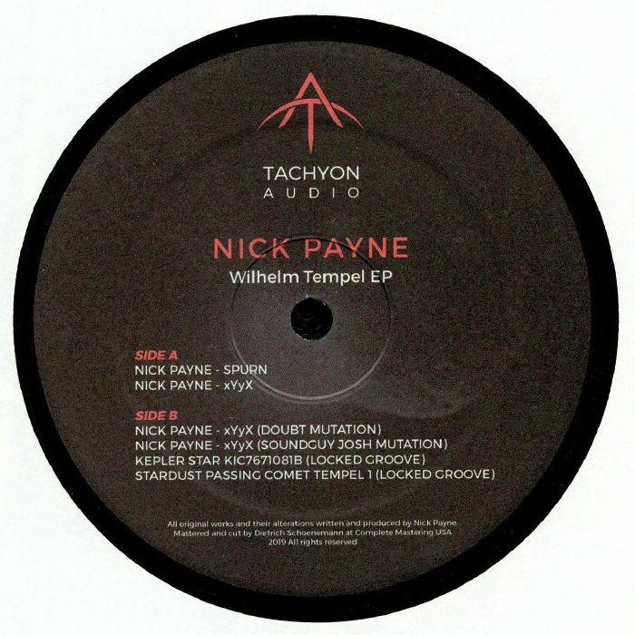 PAYNE, Nick - Wilhelm Tempel EP