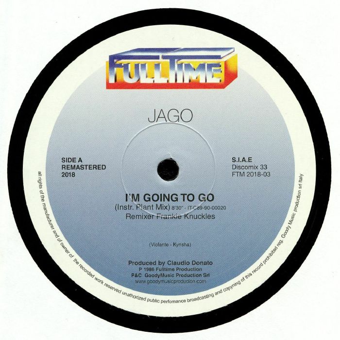 JAGO - I'm Going To Go (remastered 2018) (reissue)