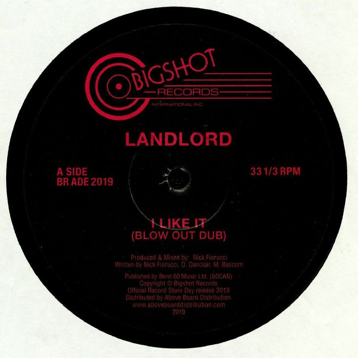 LANDLORD - I Like It (Blow Out Dub) (Record Store Day 2019)