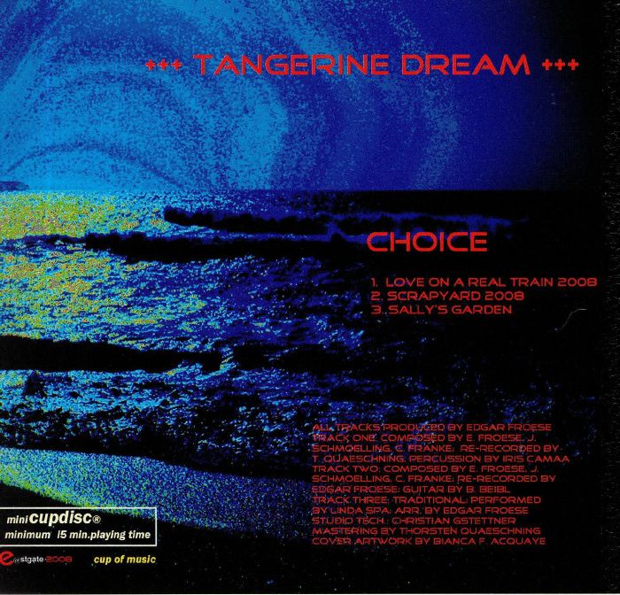 TANGERINE DREAM - Choice