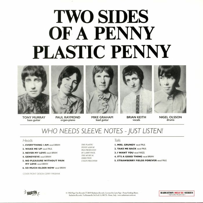 two sides of a penny (record store day 2019)