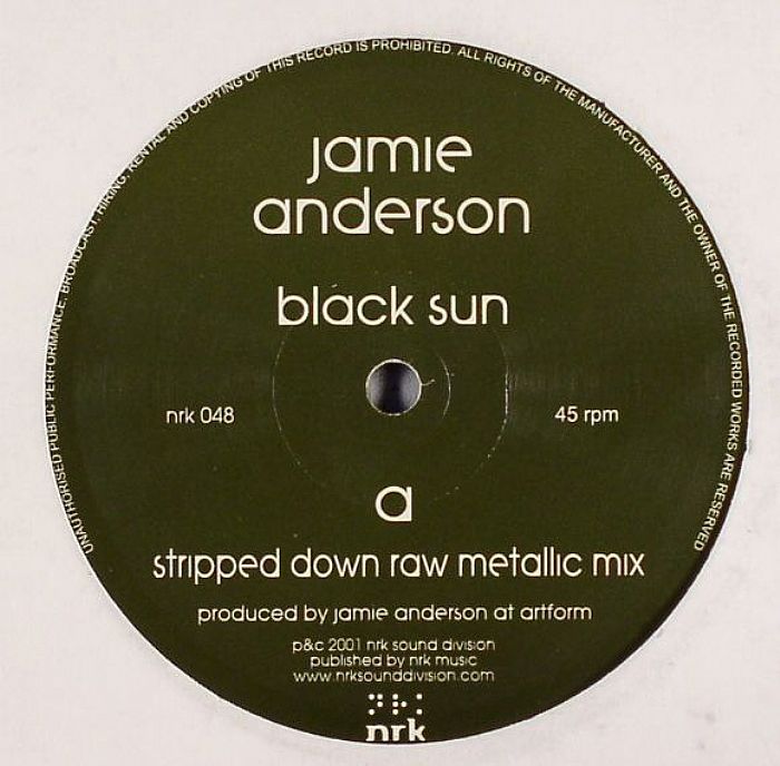 ANDERSON, Jamie - Black Sun