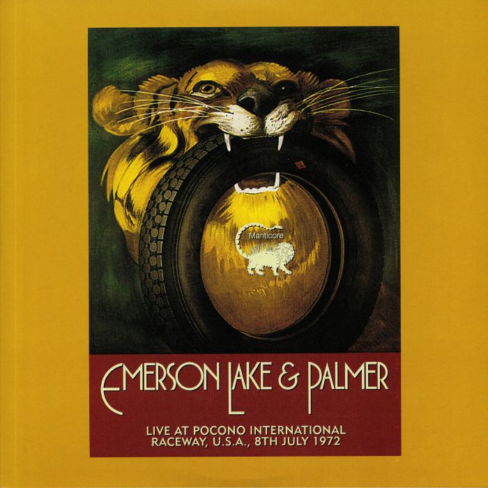EMERSON LAKE & PALMER - Live at Pocono International Raceway USA 8th July 1972 (Record Store Day 2019)
