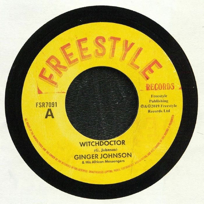 JOHNSON, Ginger & HIS AFRICAN MESSENGERS - Witchdoctor (Record Store Day 2019)