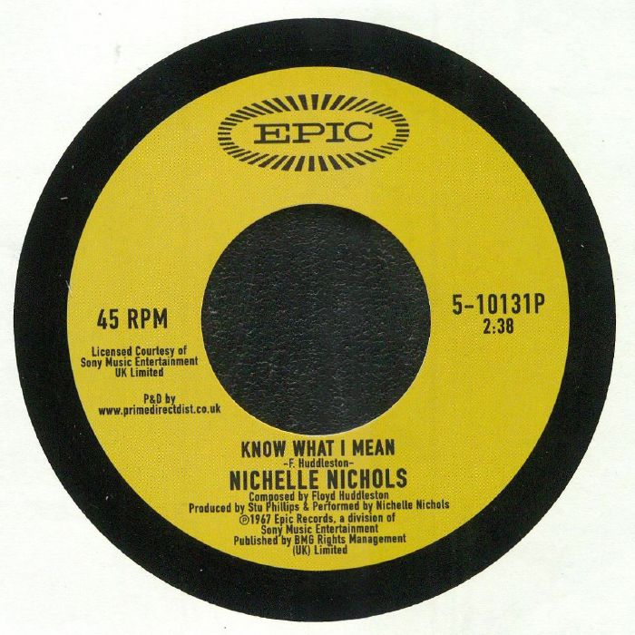 NICHOLS, Nichelle - Know What I Mean (Record Store Day 2019)