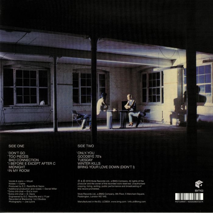 YAZOO - Upstairs At Eric's (reissue)