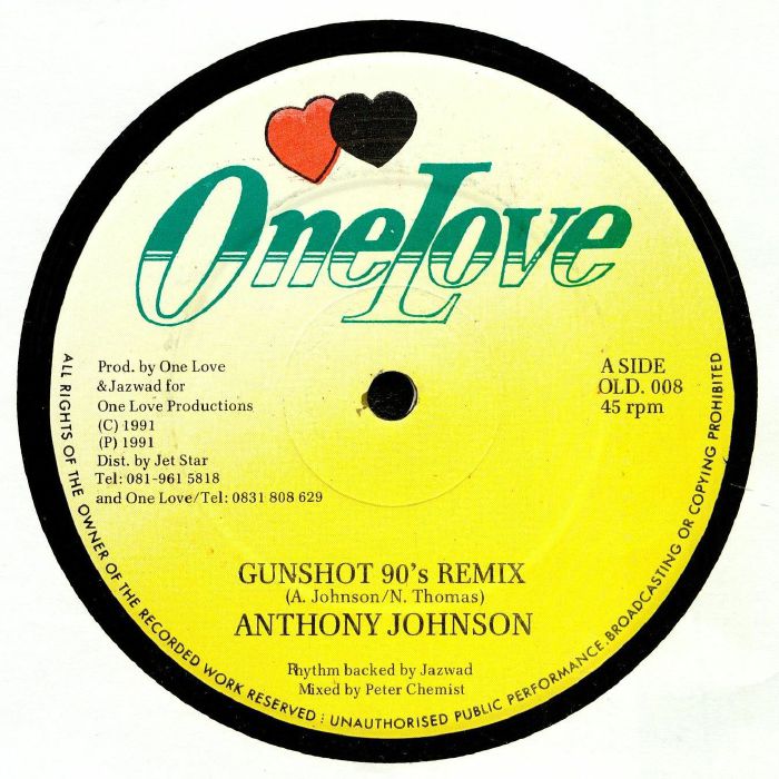 JOHNSON, Anthony/RUDIE KING - Gunshot 90's (remix)