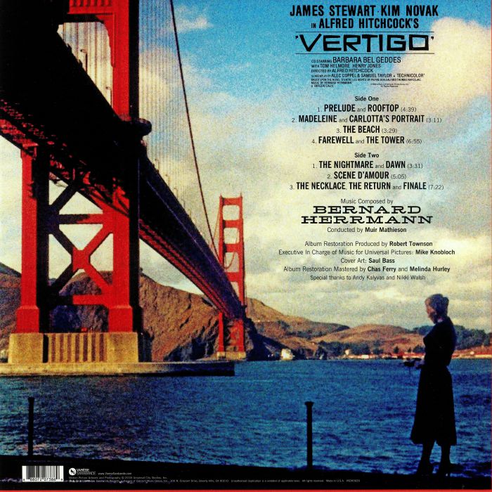 Bernard HERRMANN Vertigo (Soundtrack) Vinyl At Juno Records.