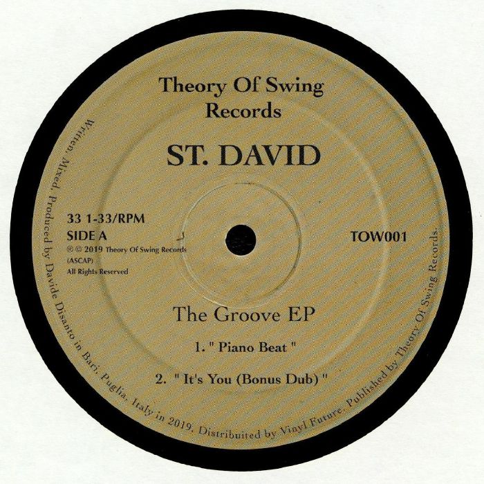 ST DAVID - The Groove EP