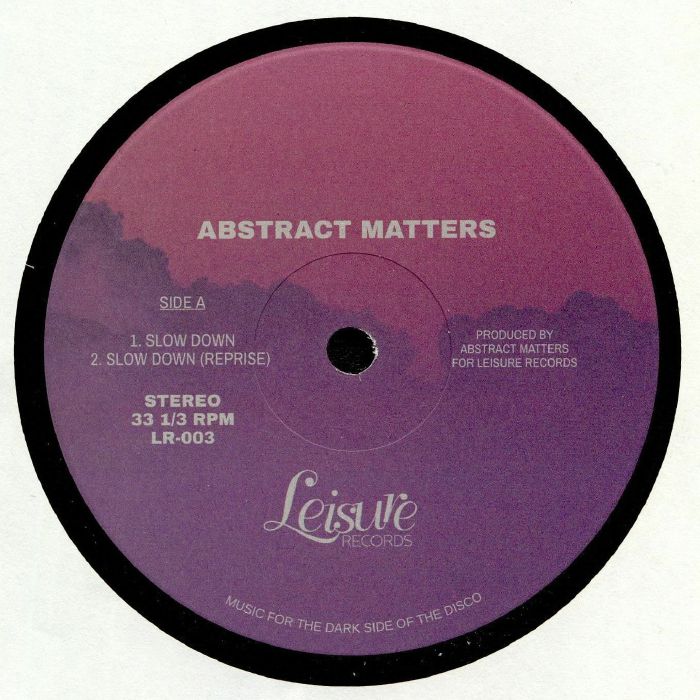 ABSTRACT MATTERS - Slow Down