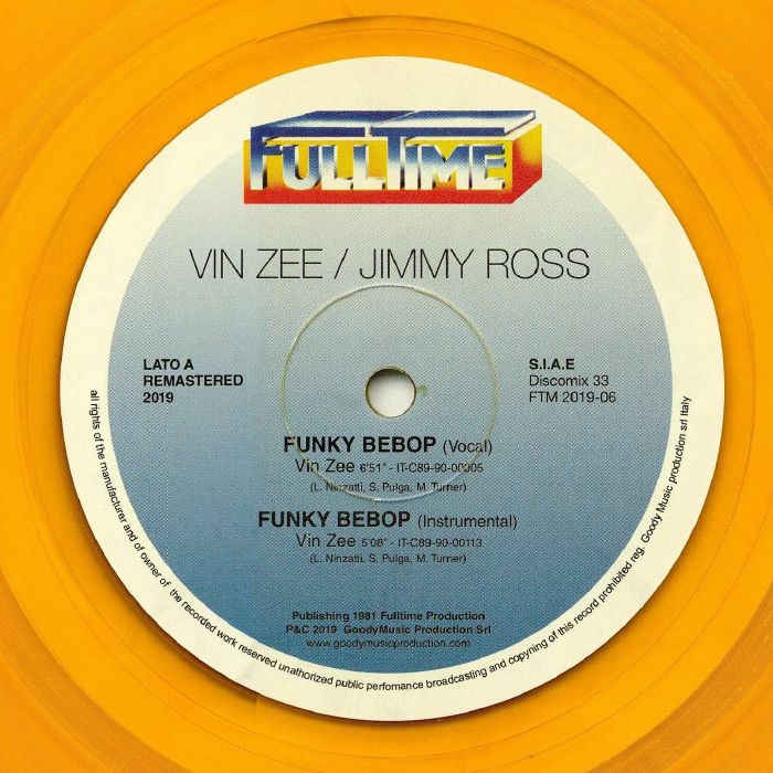VIN ZEE/JIMMY ROSS - Funky Bebop (remastered 2019)