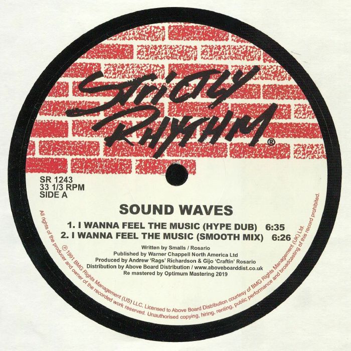 SOUND WAVES - I Wanna Feel The Music (reissue)