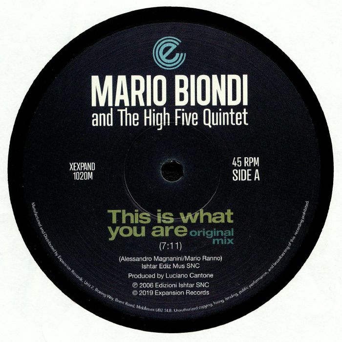 BIONDI, Mario/THE HIGH FIVE QUINTET - This Is What You Are