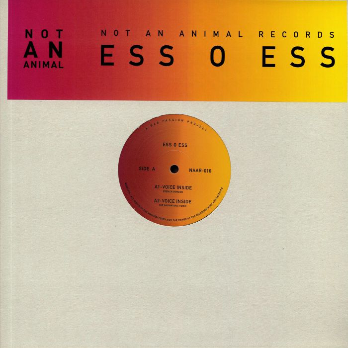 ESS O ESS - Voice Inside (The Backwoods, Craig Richards remixes)