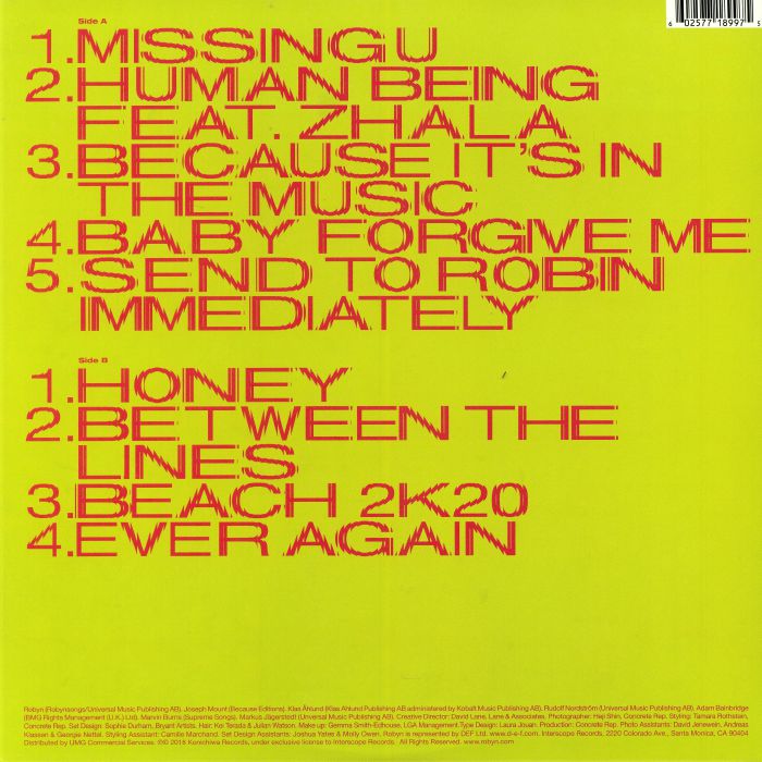 ROBYN - Honey