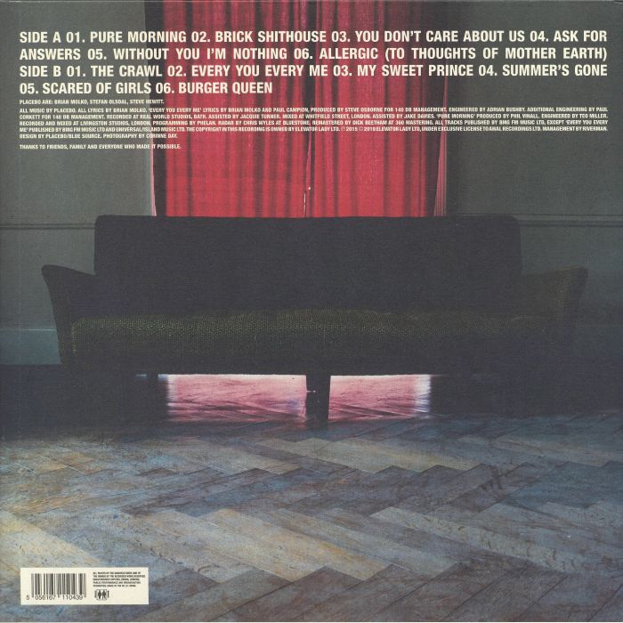 PLACEBO - Without You I'm Nothing (reissue)