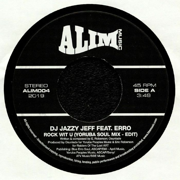 DJ JAZZY JEFF feat ERRO - Rock Wit U