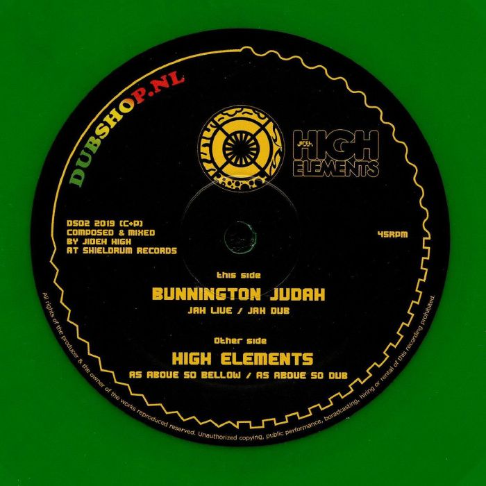 BUNNINGTON JUDAH/HIGH ELEMENTS - Jah Live