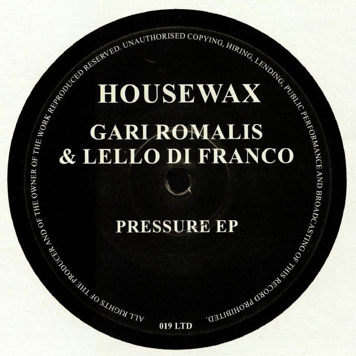 ROMALIS, Gari/LELLO DI FRANCO - Pressure EP