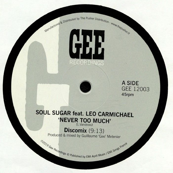 SOUL SUGAR feat LEONARDO CARMICHAEL - Never Too Much
