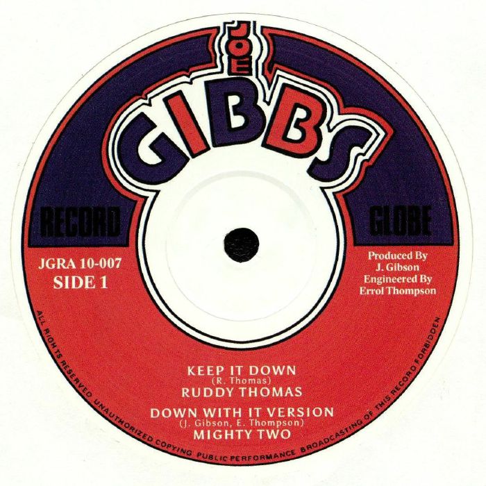 THOMAS, Ruddy/MIGHTY TWO/GEORGE NOOKS - Keep It Down