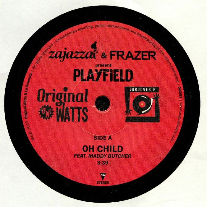 ZAJAZZA/FRASER presents PLAYFIELD feat MADDY BUTCHER - Oh Child