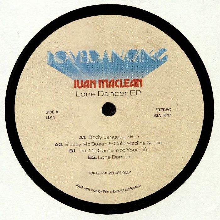 JUAN MacLEAN - The Lone Dancer EP